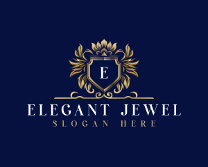 Luxury Crown Shield logo design