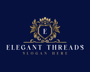 Luxury Crown Shield logo design