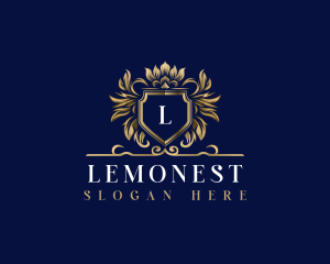 Luxury Crown Shield logo design