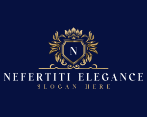 Luxury Crown Shield logo design