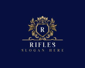 Luxury Crown Shield logo design