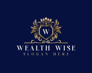 Luxury Crown Shield logo design