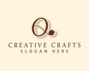 Crafts - Retro Startup Company Letter Q logo design