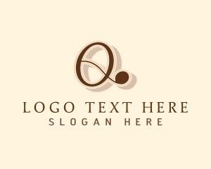 Line - Retro Startup Company Letter Q logo design