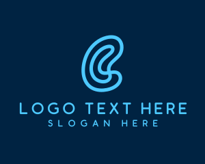 Modern - Monoline Agency Letter C logo design