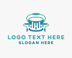 Commercial - Acrylic Paint Bucket Renovation logo design