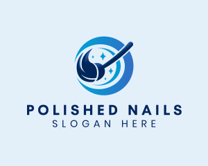 Broom Clean Housekeeping logo design