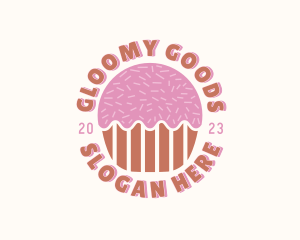 Pastry Dessert Cupcake logo design