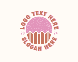 Pastry Dessert Cupcake Logo