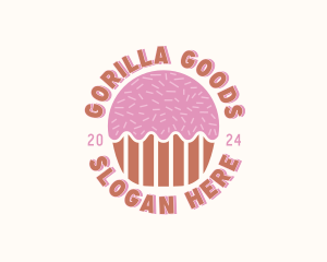 Pastry Dessert Cupcake logo design