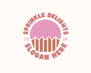 Pastry Dessert Cupcake logo design