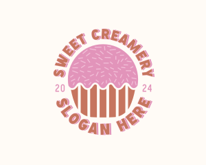 Pastry Dessert Cupcake logo design