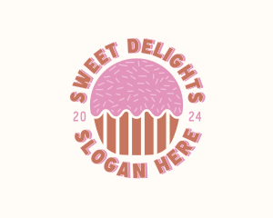 Pastry Dessert Cupcake logo design