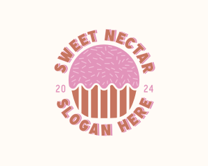 Pastry Dessert Cupcake logo design