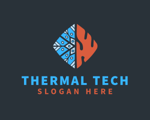 Ice Fire Thermal logo design