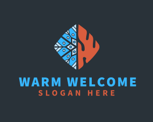 Ice Fire Thermal logo design