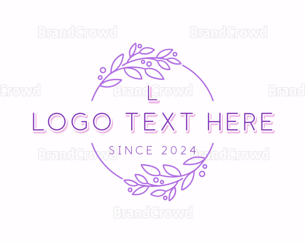 Floral Wedding Stylist Logo