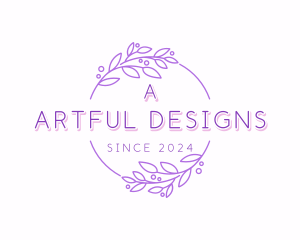 Floral Wedding Stylist logo design