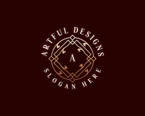 Luxury Geometric Furniture logo design