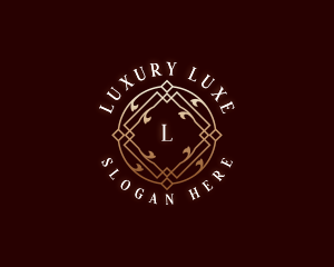 Luxury Geometric Furniture logo design