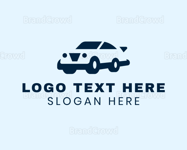 Modern Sedan Car Logo