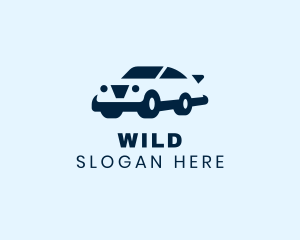 Modern Sedan Car  Logo