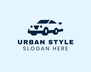 Car Repair - Modern Sedan Car logo design