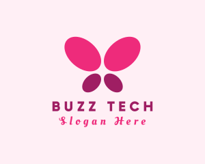 Minimalist Modern Butterfly logo design