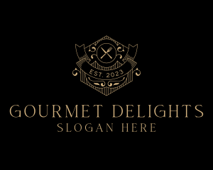 Luxury Fine Dining Restaurant logo design