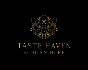 Luxury Fine Dining Restaurant logo design