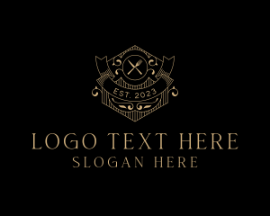 Luxury Fine Dining Restaurant Logo