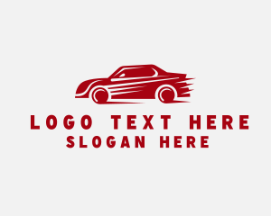 Panel Beater - Fast Car Vehicle logo design