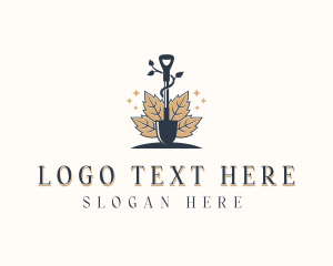 Landscaper - Landscaping Garden Shovel logo design