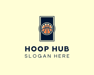 Basketball Sports Hoop logo design