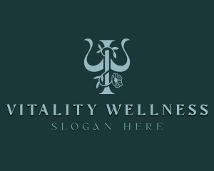 Psychology Floral Wellness logo design