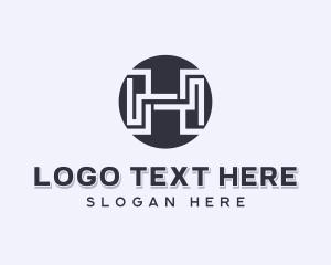 Lettermark - Generic Company Letter H logo design