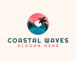 Shore - Tropical Island Resort logo design