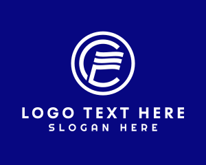 Application - Digital Currency Letter C logo design