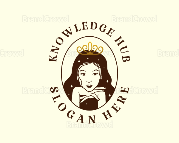 Elegant Beauty Queen Logo