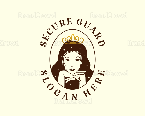 Elegant Beauty Queen Logo