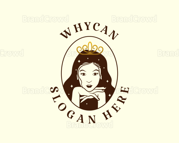 Elegant Beauty Queen Logo