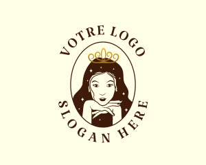 Elegant Beauty Queen Logo