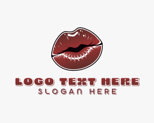 Sexy Seduction Lips Logo