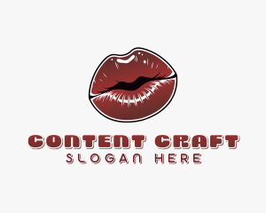 Sexy Seduction Lips logo design