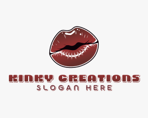 Sexy Seduction Lips logo design