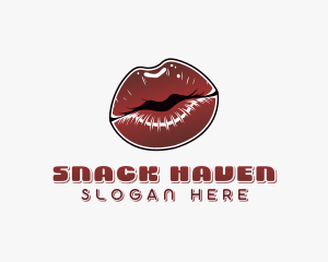 Sexy Seduction Lips logo design