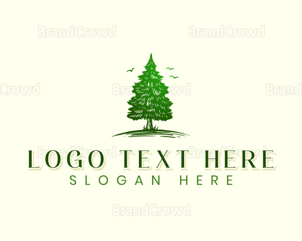 Agricultural Pine Tree Logo