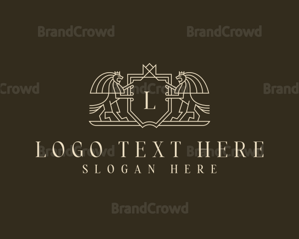 Elegant Lion Fashion Logo