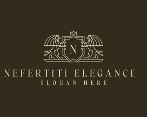 Elegant Lion Fashion logo design