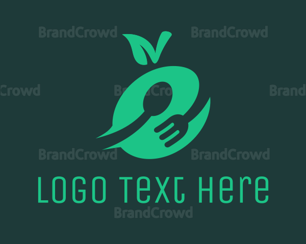 Green Food Logo